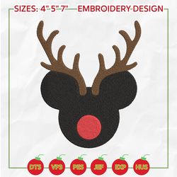 christmas embroidery designs, mice embroidery designs, cartoon embroidery designs, merry christmas embroidery designs