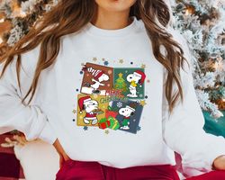 cute snoopy dog merry christmas holiday season gift for men women birthday gift unisex tshirt sweatshirt hoodie shirt