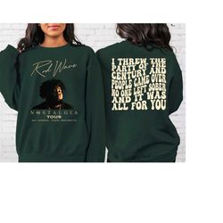 rod wave nostalgia tour 2 slide t-shirt, sweatshirt, hoodie, beautiful mind tour, rod wave merch, music concert tee, gif