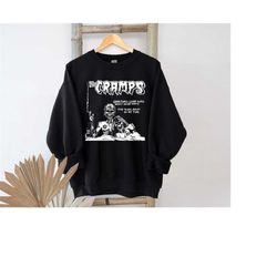 the cramps t-shirt, sweatshirt, hoodie, punk psychobilly garage rock, the cramps band gift, gift for fan, christmas gift