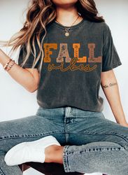 comfort colors fall vibes shirt, fall sweatshirt, halloween shirt, halloween sweatshirt, fall shirt, autumn shirt, pumpk