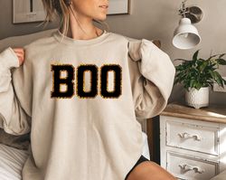 halloween boo sweatshirt,halloween sweater, boo halloween crewneck, cute halloween sweater,halloween shirts, boo hallowe