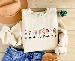 rudolph red nosed christmas sweatshirt, rudolph movie characters sweater, christmas shirt, merry christmas, rudolph chri