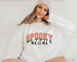 spooky mama sweatshirt, halloween shirt for mom, halloween shirt, spooky halloween shirt, halloween mama shirt, spooky s