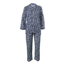 basix women's loungewear navy & white flora set 2-pack