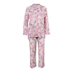 basix women's loungewear pink multi colour flora set 2-pack