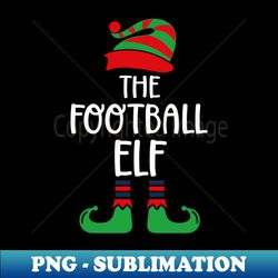 the football elf family christmas 2022 matching pajamas funny elf - premium sublimation digital download - perfect for sublimation mastery