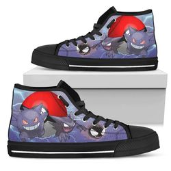 Gengar Sneakers Pokemon High Top Shoes For Fan High Top Shoes VA95