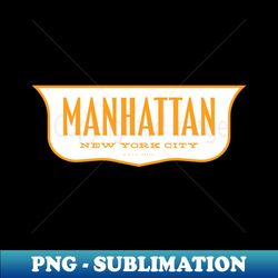 vintage new york shield - manhattan - creative sublimation png download - defying the norms