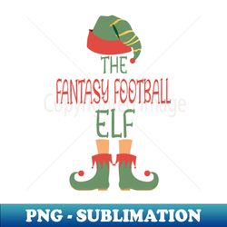 the fantasy football elf family christmas 2022 matching pajamas santa elf - stylish sublimation digital download - transform your sublimation creations