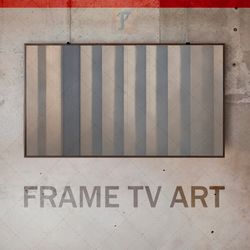 samsung frame tv art digital download, frame tv art modern interior, frame tv matte monochromatic stripes, avant-garde