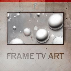 samsung frame tv art digital download, frame tv art modern interior, frame tv silver metallic texture paint, avant-garde