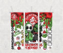 3d inflated friend grinchmas christmas png, the grinch png, christmas 20 oz skinny tumbler wrap, christmas movies png