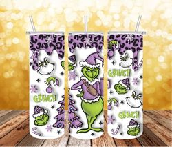 3d inflated pink grinch christmas png, the grinch png, pink christmas 20 oz skinny tumbler wrap, christmas movies png