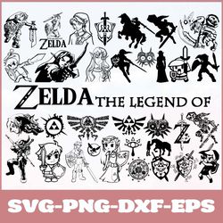 the legend of zelda bundle svg,png,dxf,the legend of zeldasvg,png,dxf,disney svg,png,dxf