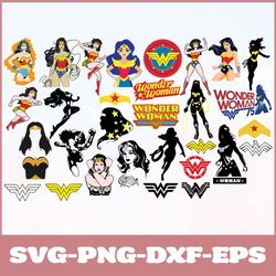 wonder woman bundle svg,png,dxf,wonder woman svg,png,dxf,marvel svg,png,dxf