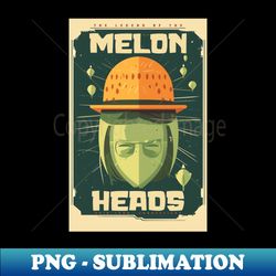 urban legends the legend of the melon heads - retro png sublimation digital download - revolutionize your designs