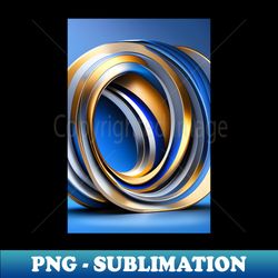 blue golden background - signature sublimation png file - instantly transform your sublimation projects