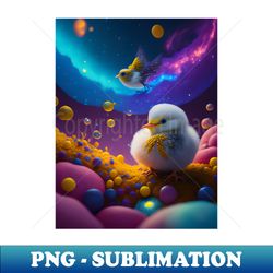 baby chicks in the galaxy - modern sublimation png file - perfect for personalization