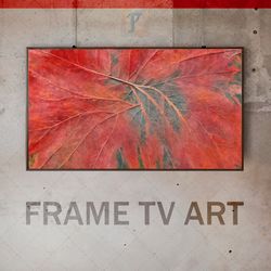 samsung frame tv art digital download, frame tv art modern interior art, frame tv autumn leaves, frame art tv expressive