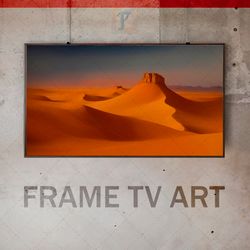 samsung frame tv art digital download, frame tv art modern interior art, frame tv art desert and sand dunes, expressive