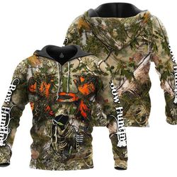 bow hunting camo 3d all over print | hoodie | unisex | full size | adult | colorful | ht4783