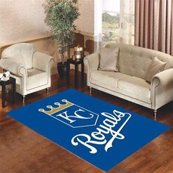 kansas city royals logo living room carpet rugs area rug for living room bedroom rug home decor