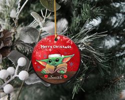 personalized babys first christmas ornament with gift box