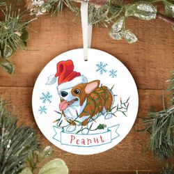 personalized custom baby sonic christmas ornament