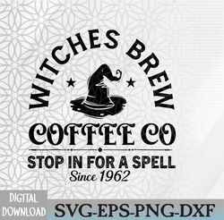 funny witch hat witches brew coffee halloween svg, eps, png, dxf, digital download