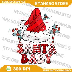santa baby png, candy christmas png, baby png, xmas png, merry christmas png,digital download, instant download