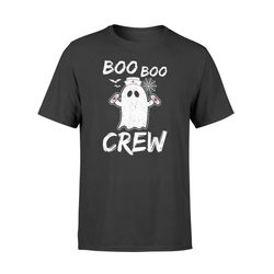 funny boo boo crew nurse ghost halloween costume t-shirt