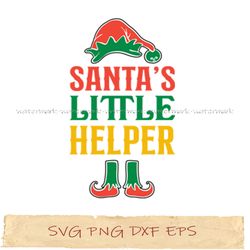 santa's little helper svg, png cricut, file sublimation, instantdownload