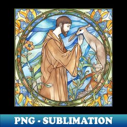 saint francis - high-quality png sublimation download - stunning sublimation graphics