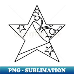 celebration star - premium sublimation digital download - unleash your creativity