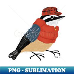 nutty nuthatch - digital sublimation download file - unleash your creativity