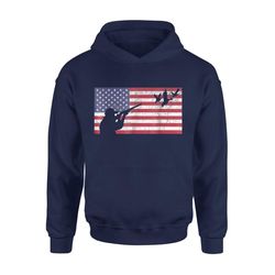 american flag hunting hoodie