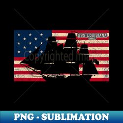 sloop sailing louisiana 1812 war ship usa vintage american flag gift - high-resolution png sublimation file - stunning sublimation graphics