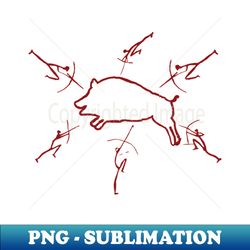the boar hunt  red version - premium png sublimation file - unleash your creativity