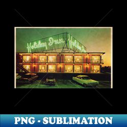 hotel motel holiday inn vintage - stylish sublimation digital download - perfect for personalization