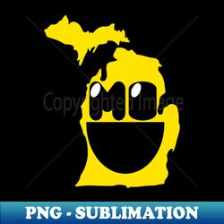 michigan states of happynes- michigan smiling face - retro png sublimation digital download - unlock vibrant sublimation designs