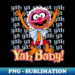 yah baby muppet babies baby animal - artistic sublimation digital file - bring your designs to life