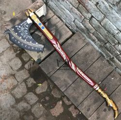 god of war mythical axe, leviathan axe, norse axe, scandinavian axe, decor piece, gift for him