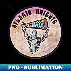 atlanta knights hockey - digital sublimation download file - fashionable and fearless