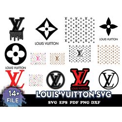 LOUIS VUITTON Pattern SVG Cricut Cut File Sticker Decal Clipart