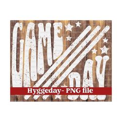 game day png, sublimation download, team colors, game day, football, fall, autumn, vintage, retro, school spirit