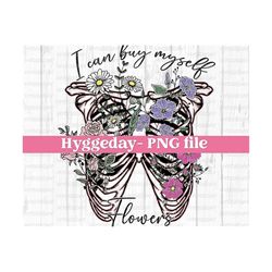 flowers png, digital download, sublimation, sublimate, skull, skellie, rib, lungs, valentine, winter, love, self love,