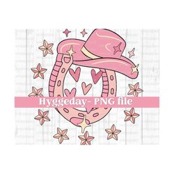 cowgirl png, digital download, sublimate, sublimation, heart, valentine's day, country, western, love, rodeo, pink, girlie, hat, horse