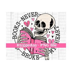 books png, digital download, sublimation, sublimate, valentines, heart breaker, skull, skellie, skeleton, funny, romance,