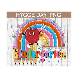 kindergarten png, sublimation download, third grade, back to school, teacher, teacher, rainbow, sublimate,